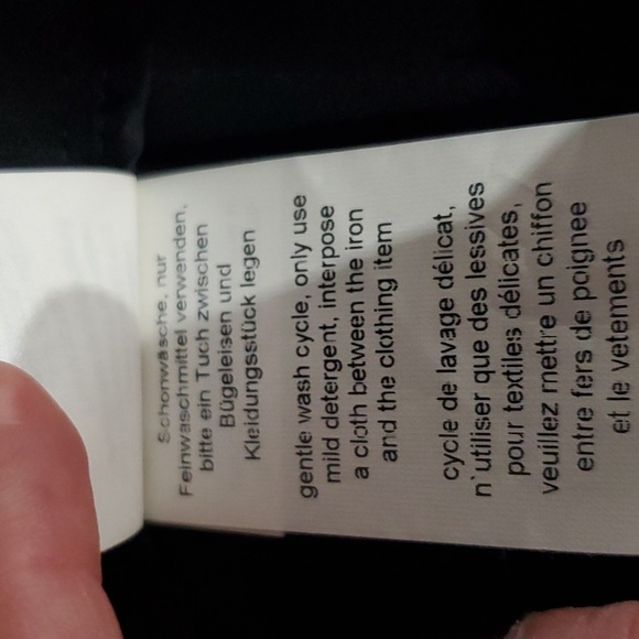 RIANI designer Black Wide fit Pressed Pleat trousers size 12 - Picture 10 of 11